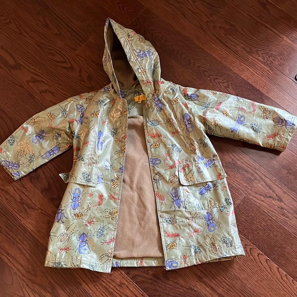 Pluie Pluie Lined Rain Coat- Bugs